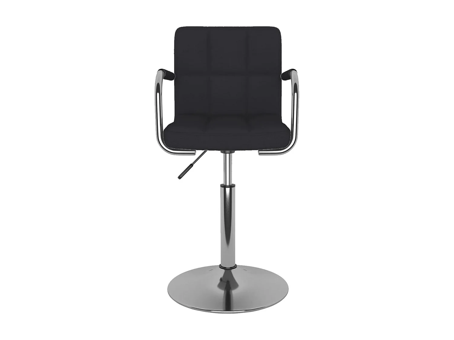 Eetkamerstoel stof zwart