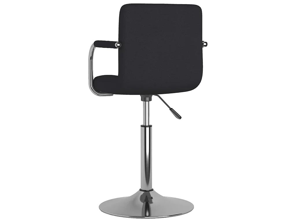 Chaise de salle à manger Tissu Noir