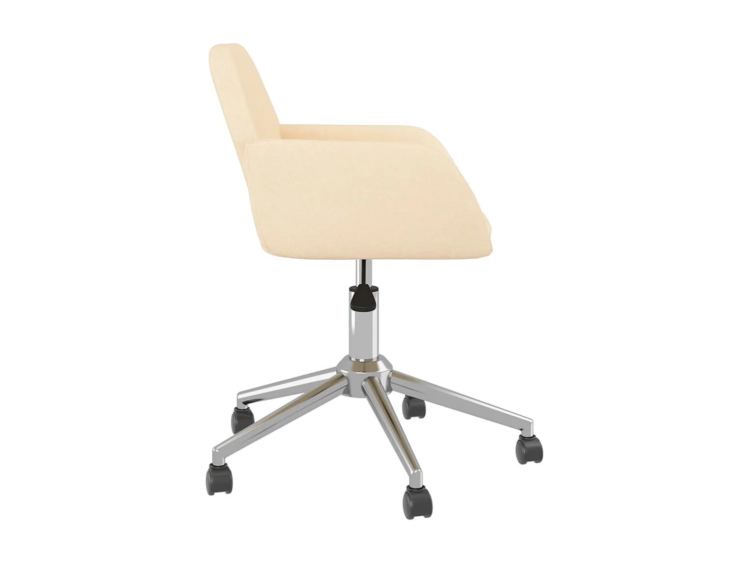 Esszimmerstühle 2 Stk. Drehbar Creme Stoff