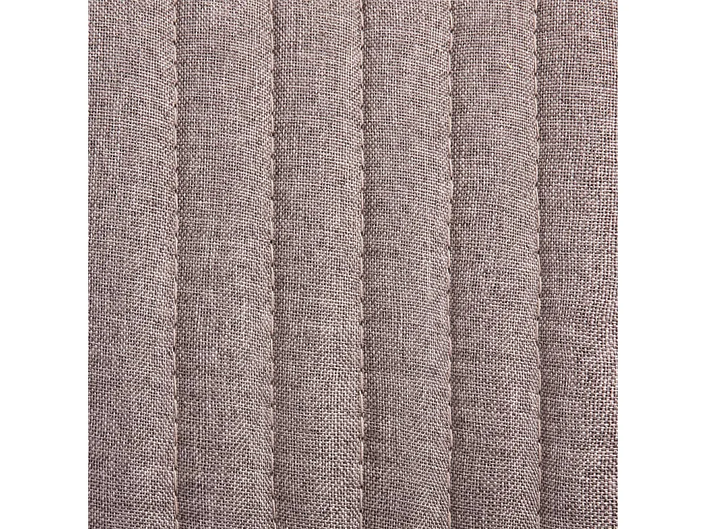 Eetkamerstoelen 4 st draaibaar stof taupe