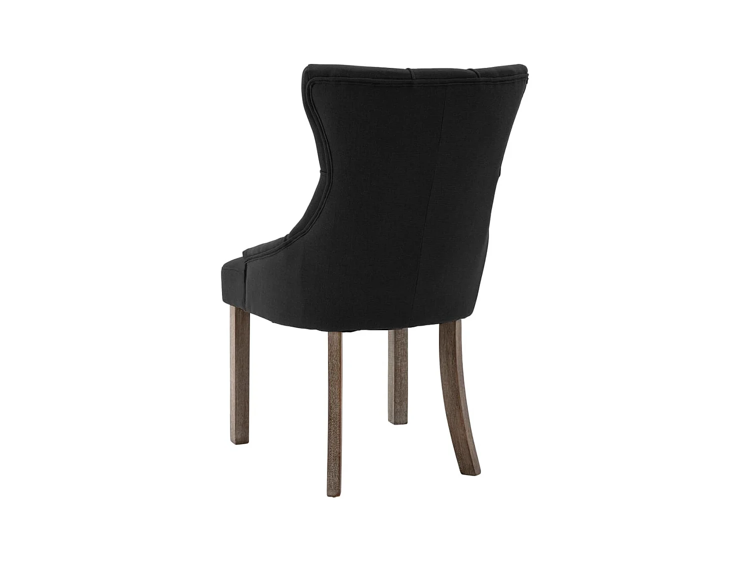 Esszimmerstühle 6 Stk. Schwarz Stoff