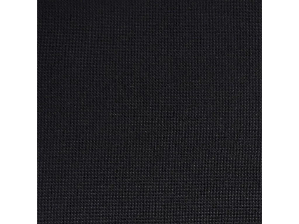 Chaise pivotante de bureau Noir Tissu
