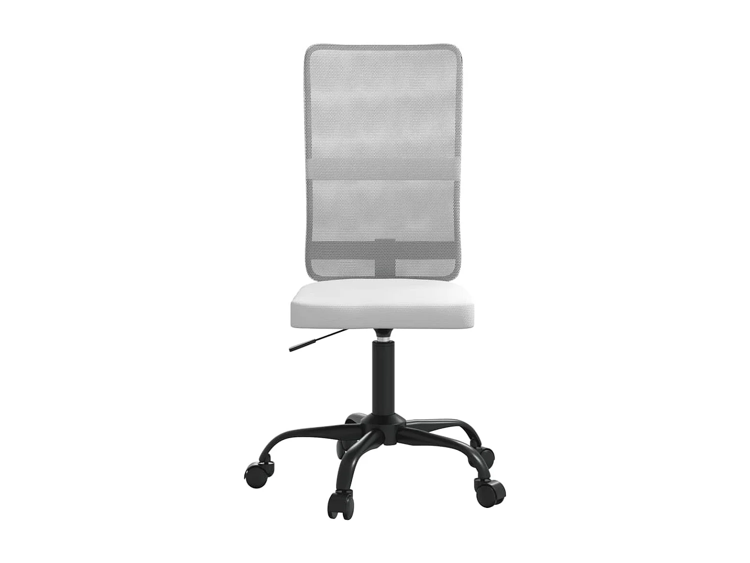 Bürostuhl Höhenverstellbar Weiß Netzstoff