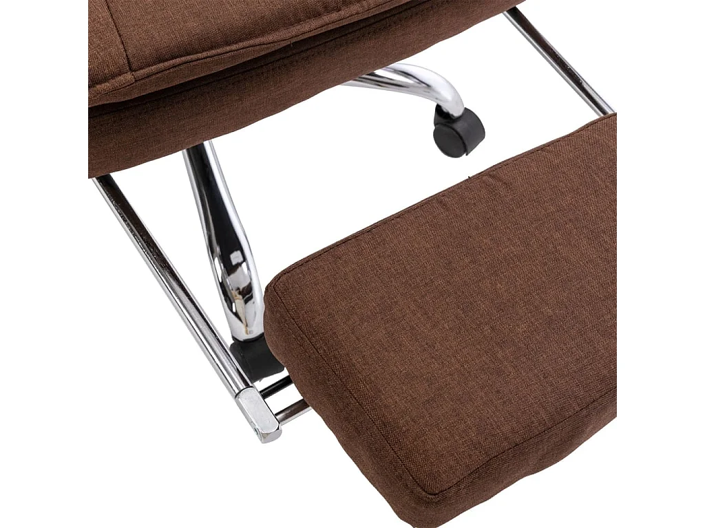 Chaise de bureau Marron Tissu