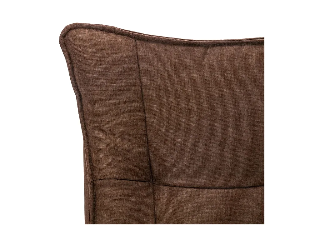 Chaise de bureau Marron Tissu