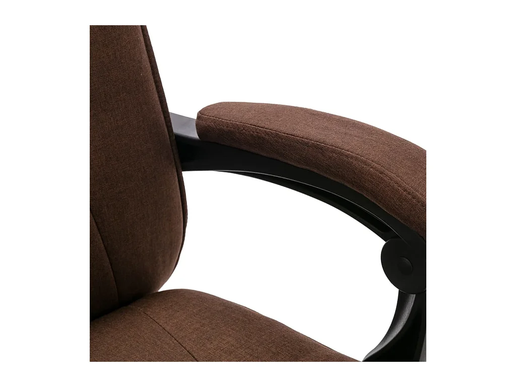 Kantoorstoel stof bruin