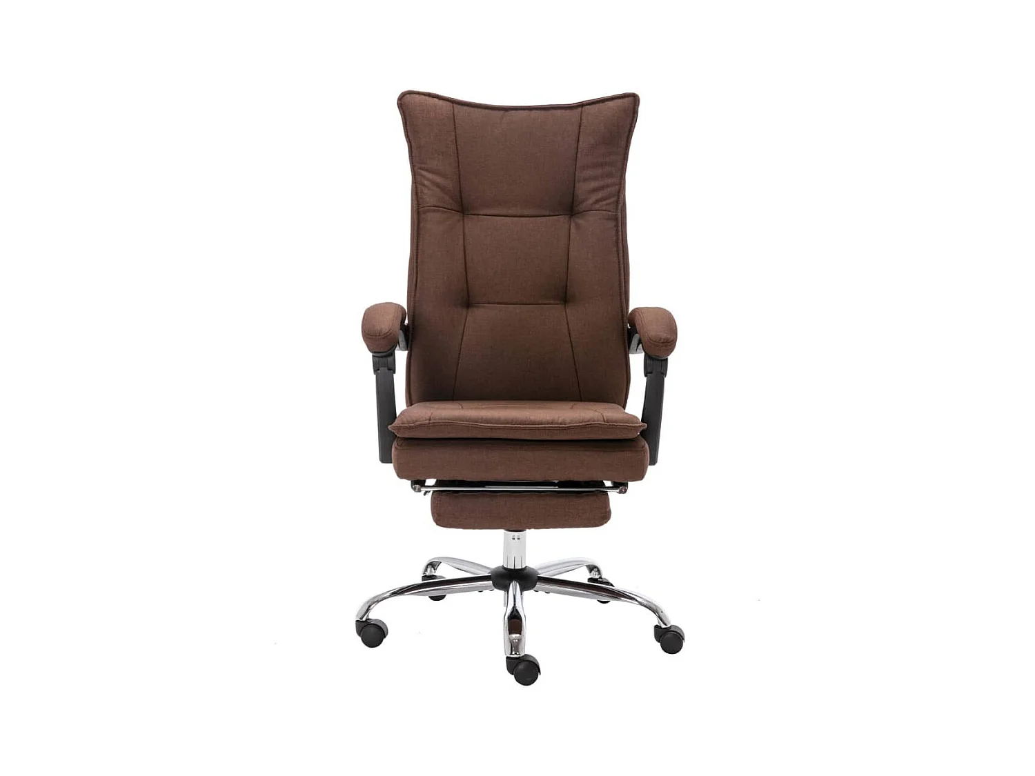 Kantoorstoel stof bruin