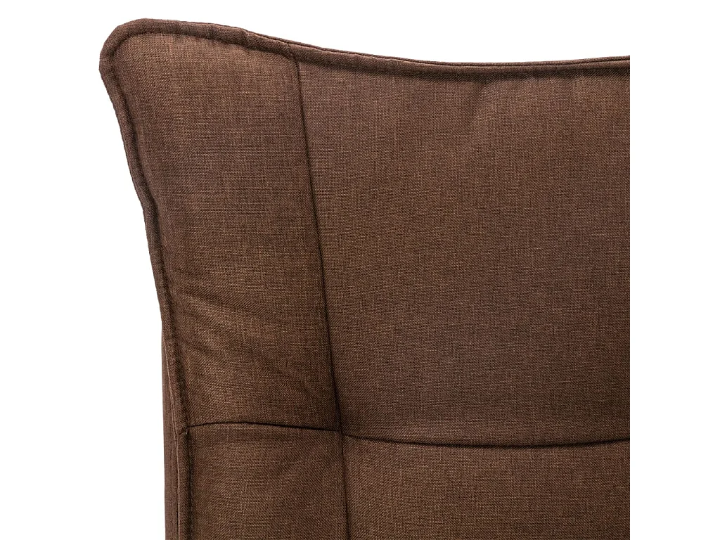 Chaise de bureau Marron Tissu