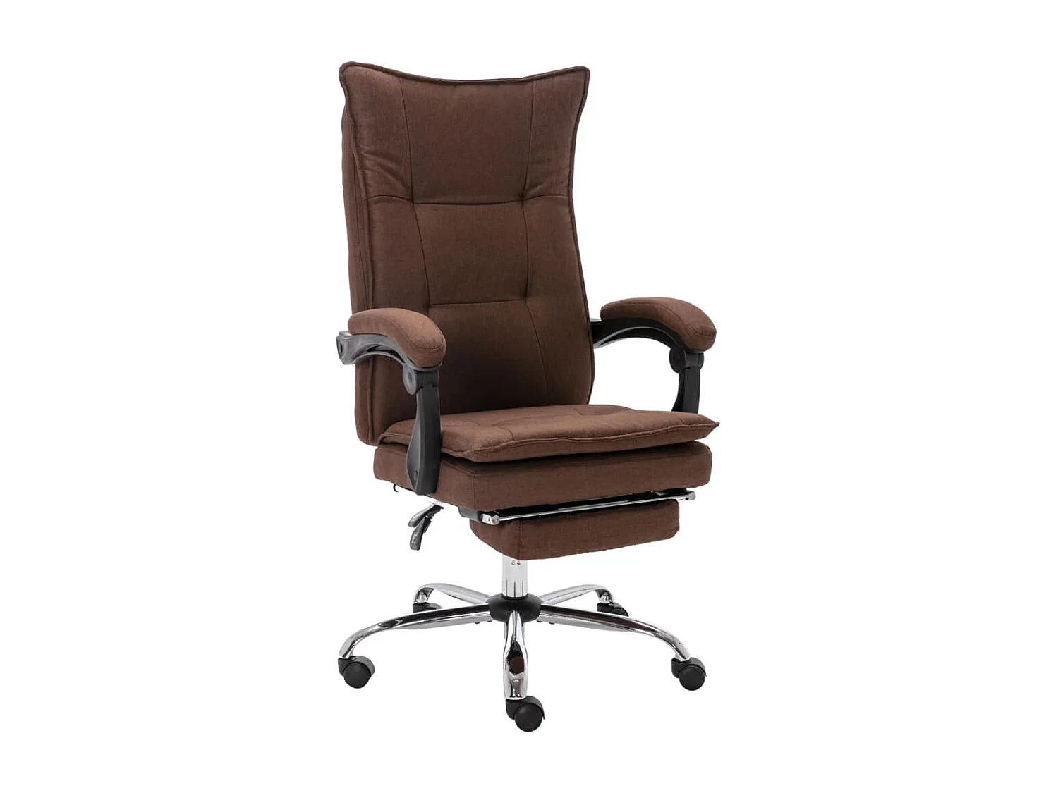 Chaise de bureau Marron Tissu