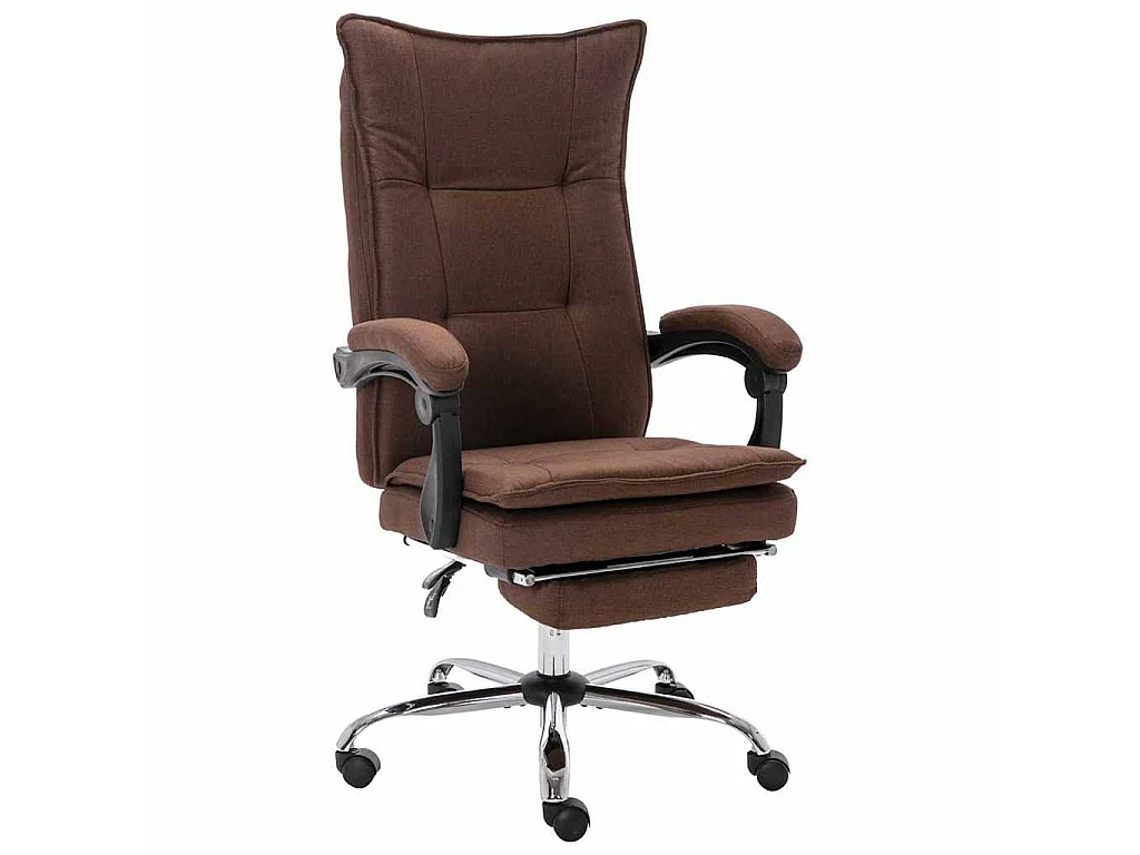 Chaise de bureau Marron Tissu