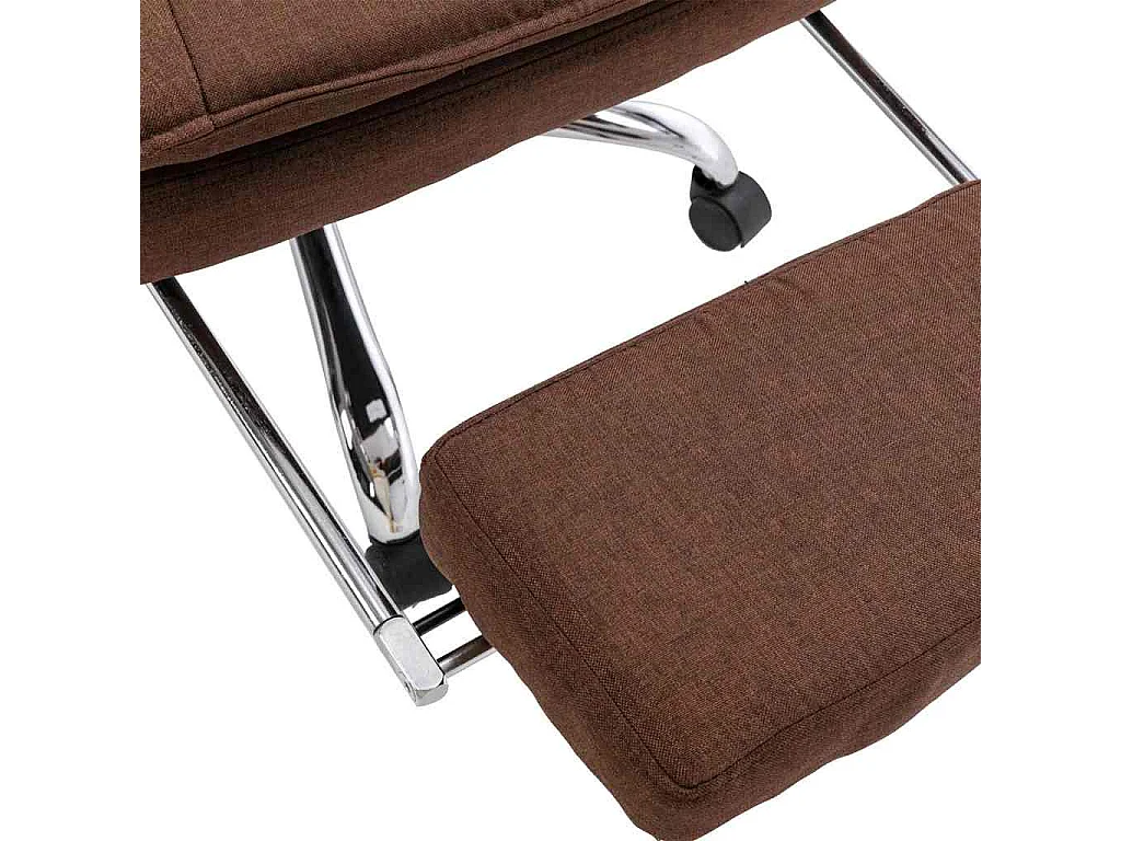 Chaise de bureau Marron Tissu