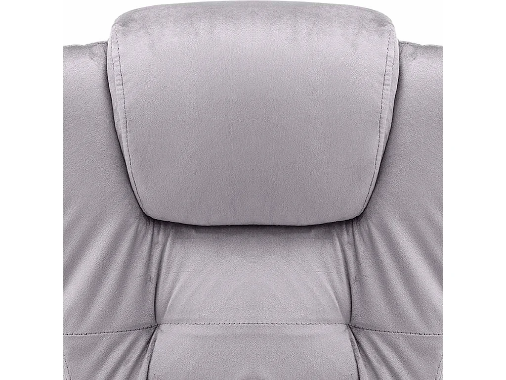 Chaise de bureau Gris clair Velours
