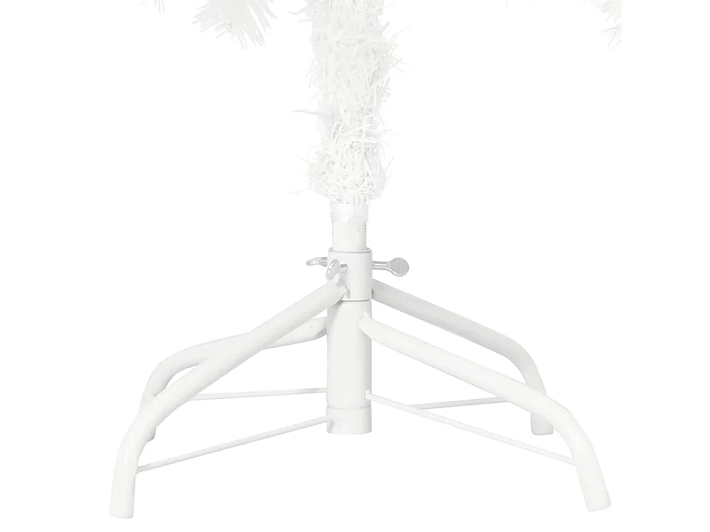 Kunstkerstboom met levensechte naalden 210 cm wit