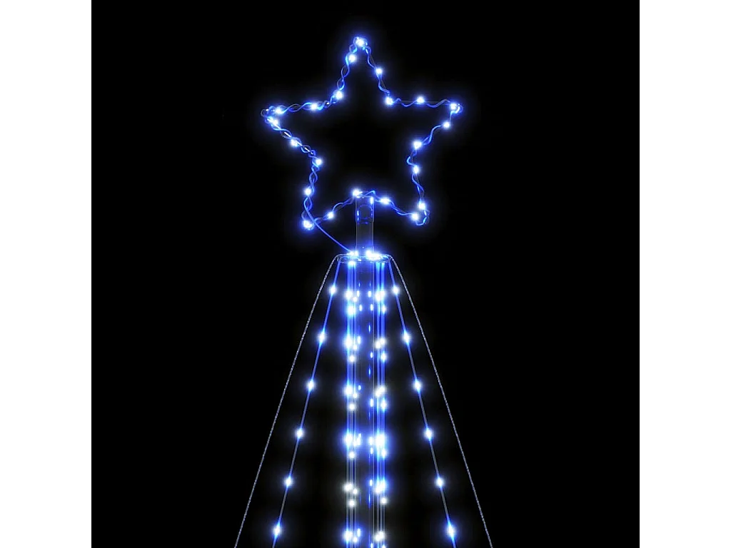 Sapin de Noël à LED 615 LED bleu 404,5 cm