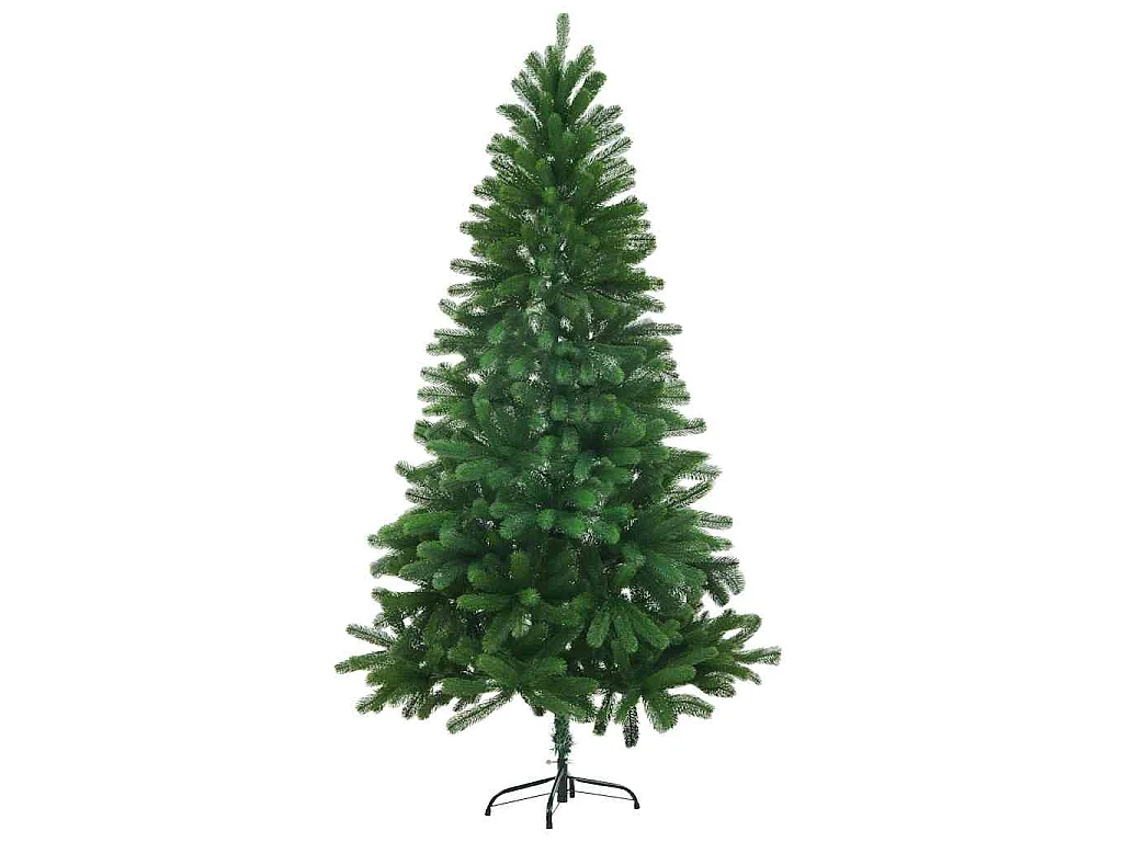 Árvore de Natal artificial agulhas realistas 150 cm verde