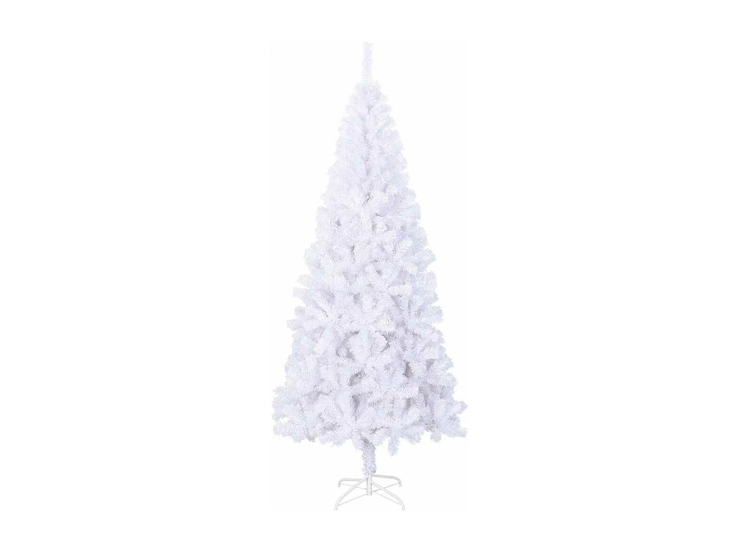 Albero di Natale Artificiale L 240 cm Bianco
