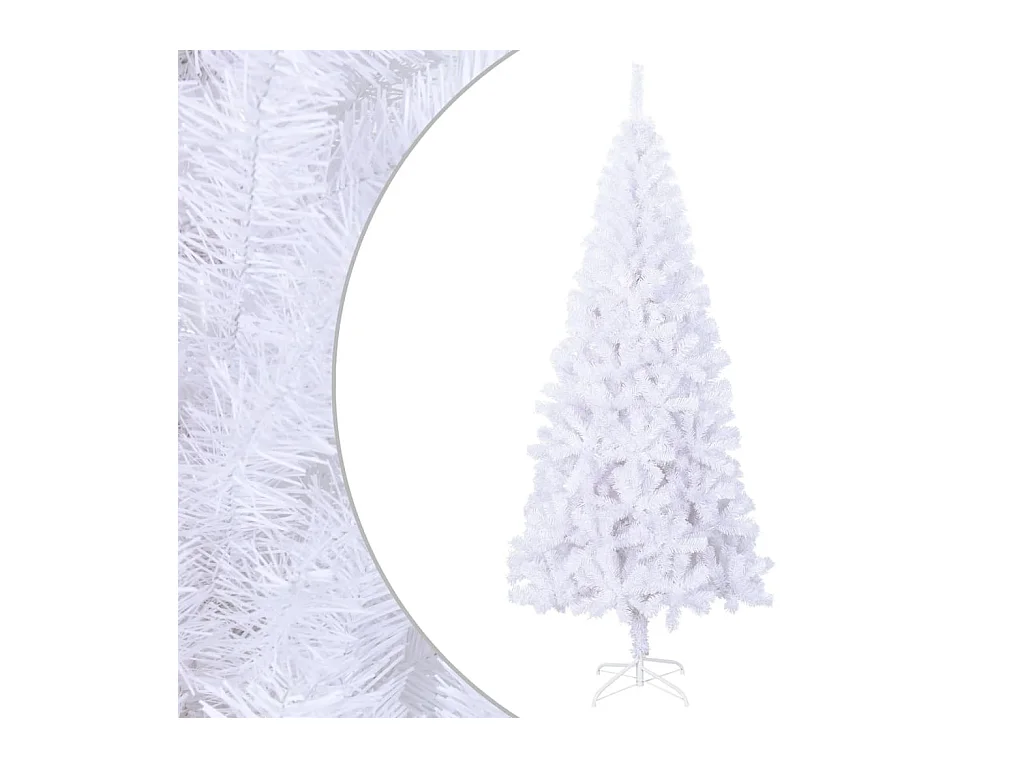 Kunstkerstboom met stalen standaard 910 takken 210 cm