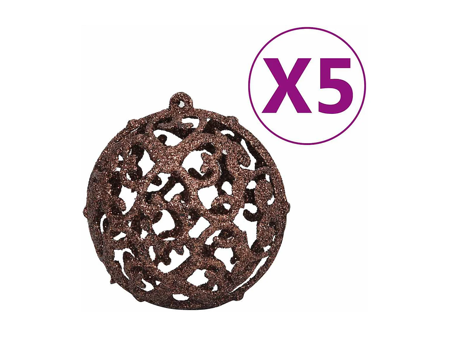 Arbre de Noël artificiel pré-éclairé et boules rose 150 cm PVC