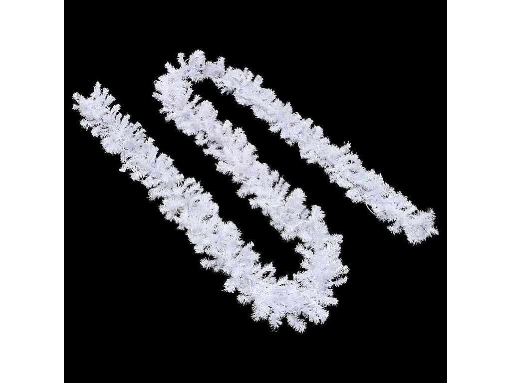 Guirlande de Noël avec lumières LED 20 m Blanc