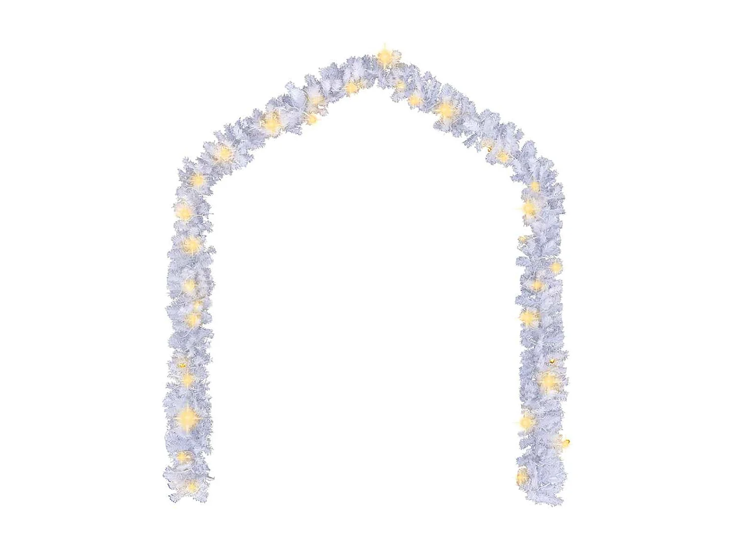 Kerstslinger met LED-lampjes 20 m wit