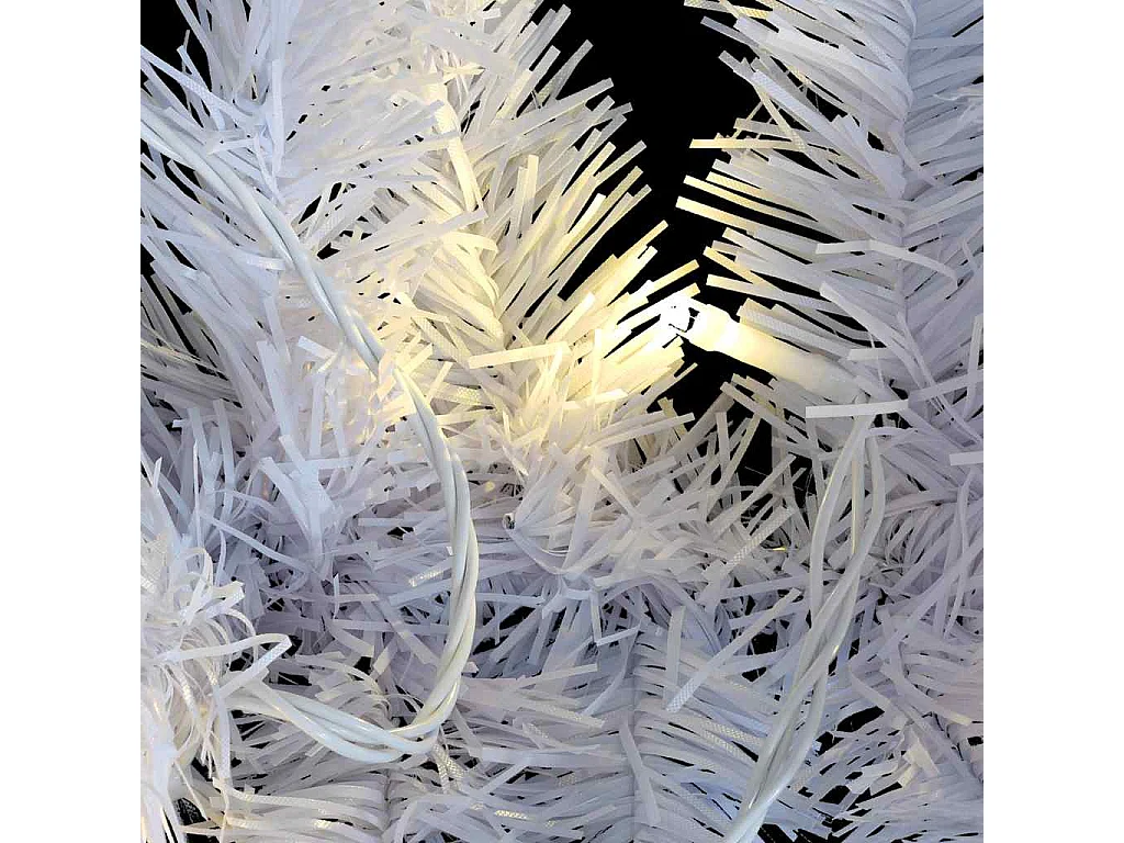 Guirlande de Noël avec lumières LED 20 m Blanc