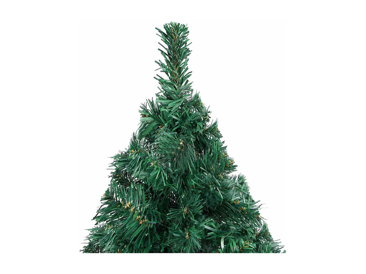 Künstlicher Weihnachtsbaum mit Beleuchtung & Kugeln Grün 180 cm