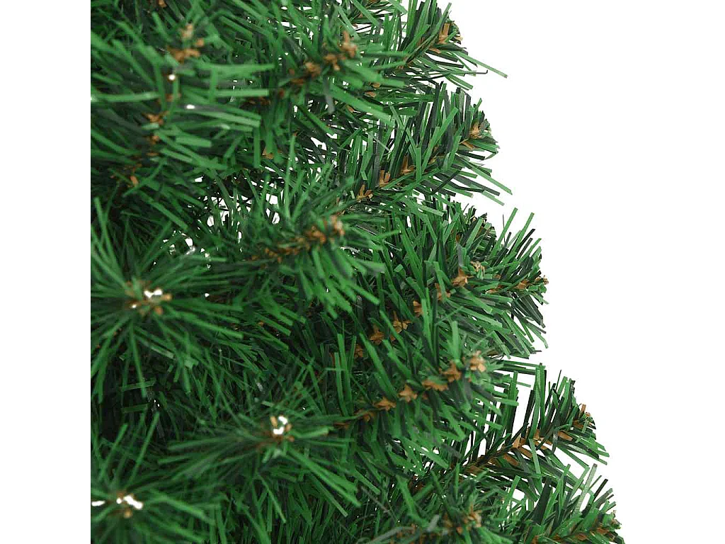 Albero di Natale Artificiale con Rami Spessi Verde 150 cm PVC