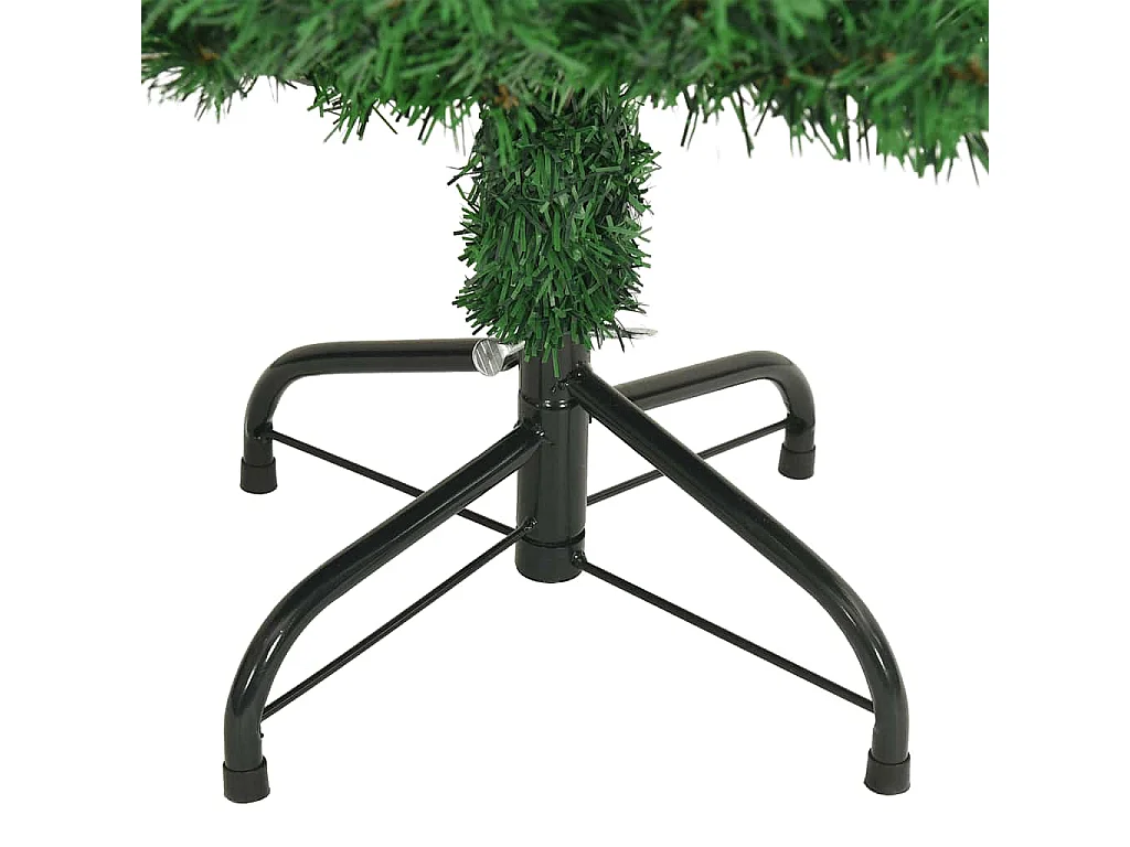 Albero di Natale Artificiale con Rami Spessi Verde 150 cm PVC