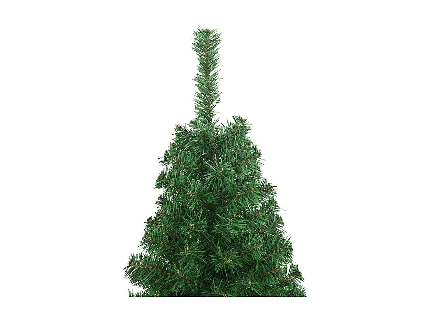 Künstlicher Weihnachtsbaum mit Dicken Zweigen Grün 150 cm PVC