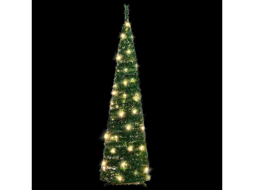 Pop-Up-Weihnachtsbaum Künstlich 50 LEDs Grün 120 cm