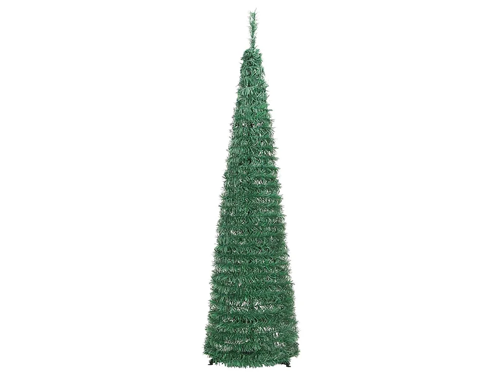 Kunstkerstboom pop-up 50 LED's 120 cm groen