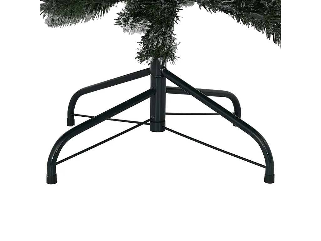 Kunstkerstboom met sneeuw 210 cm PVC en PE
