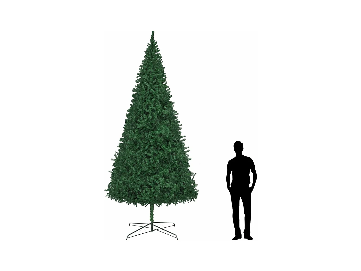 Árbol de Navidad artificial 400 cm verde