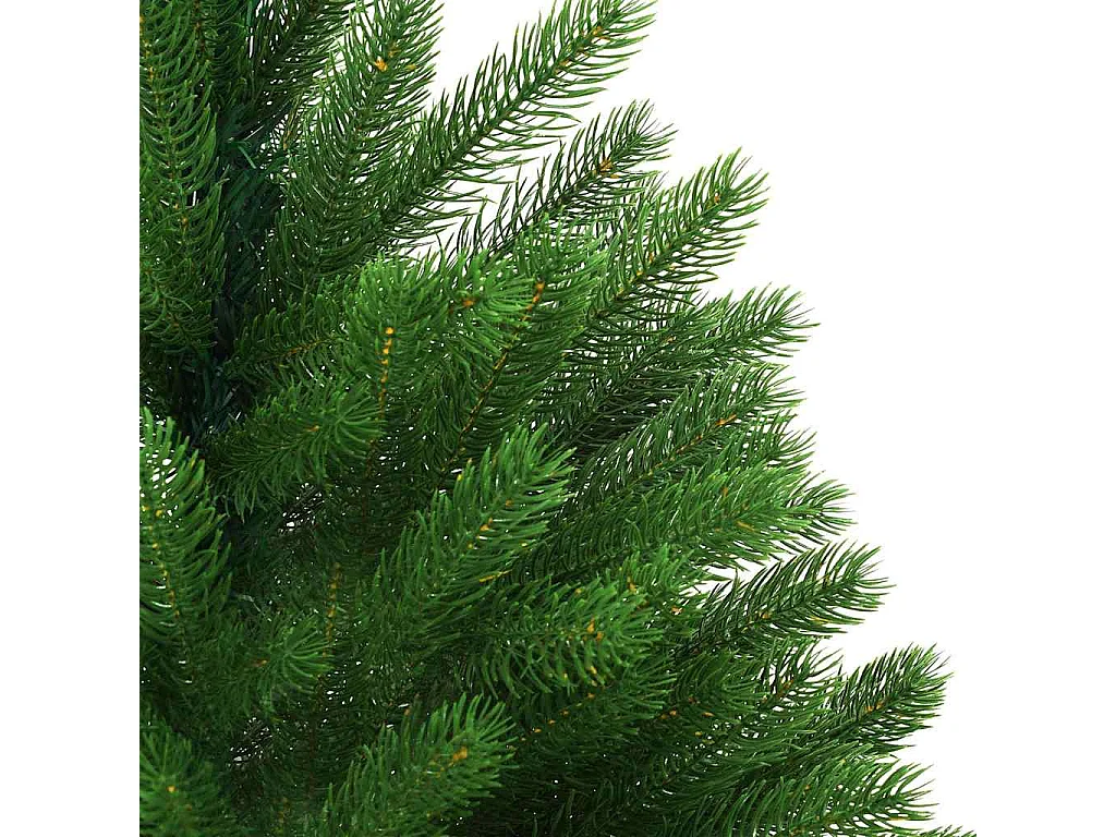 Árbol de Navidad artificial con luces y bolas verde 240 cm