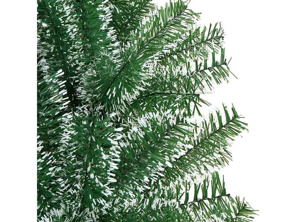 Kunstkerstboom met sneeuw 210 cm groen