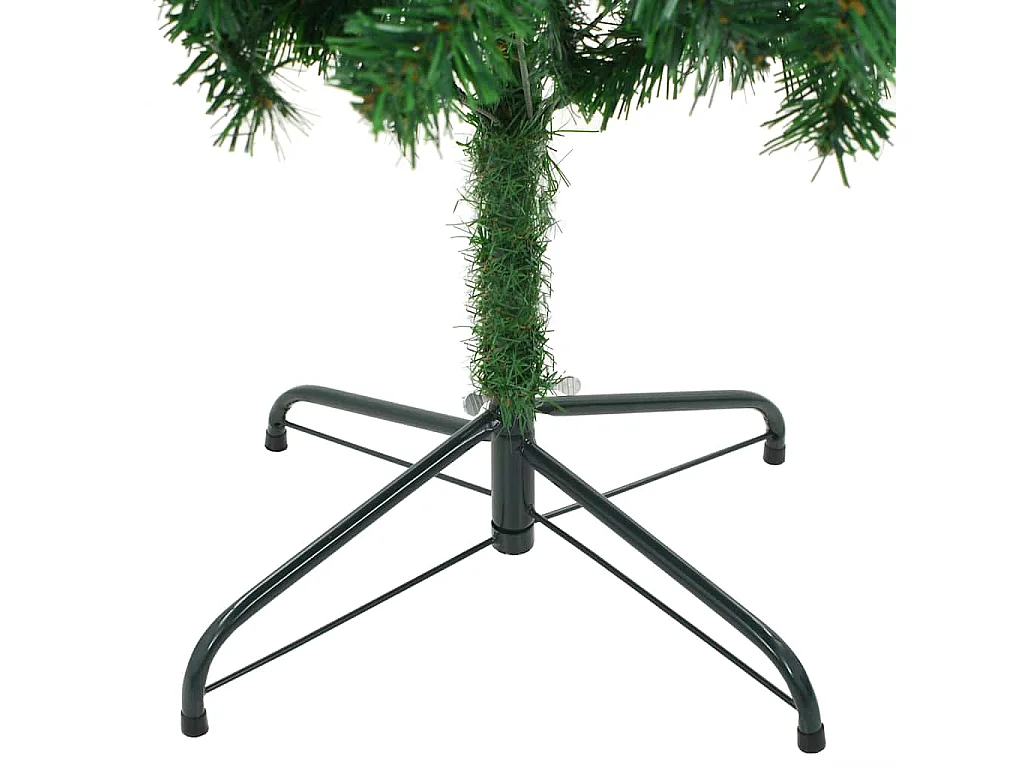 Árbol de Navidad artificial con luces y bolas 910 ramas 210 cm
