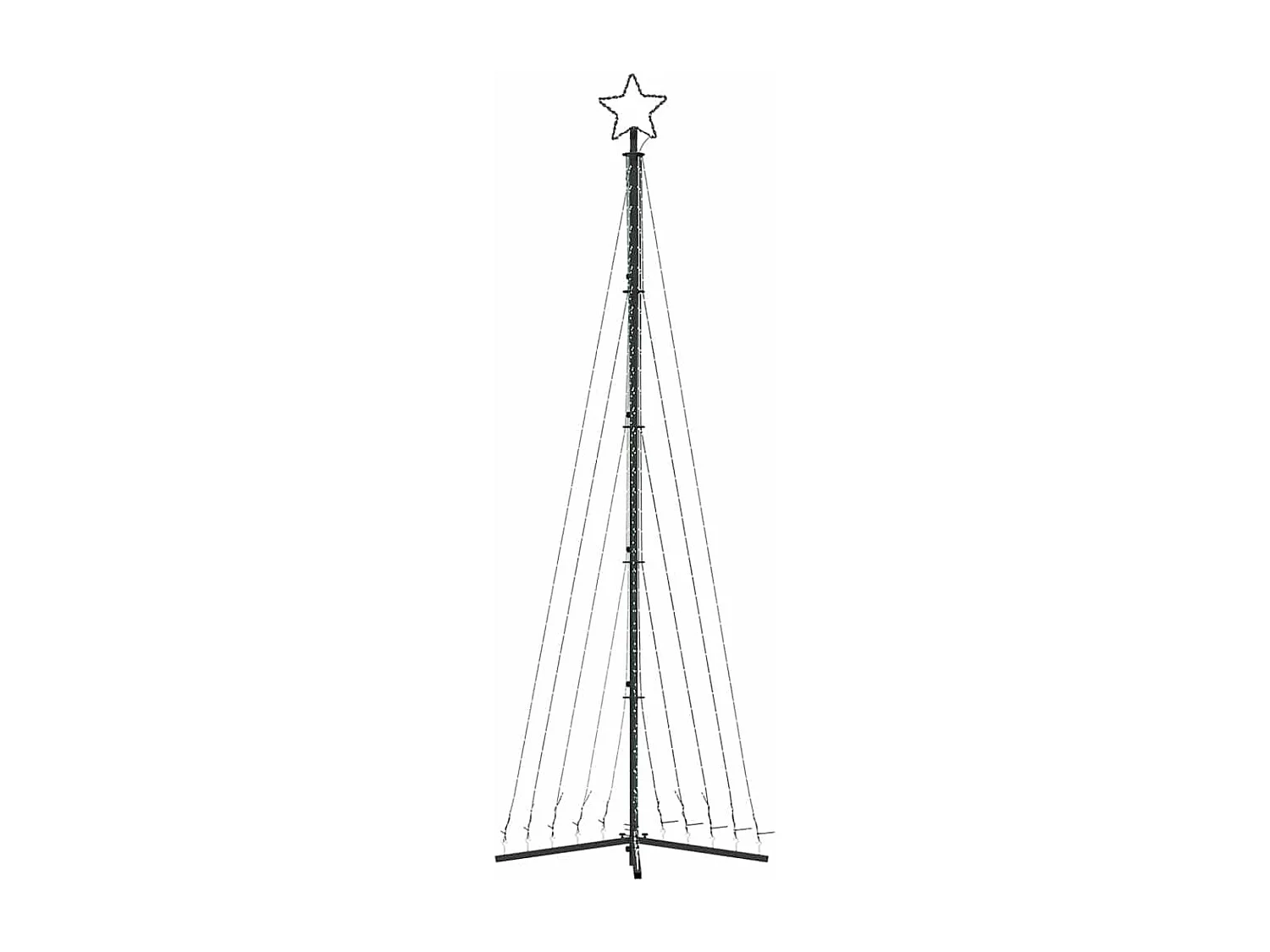 Sapin de Noël à LED 495 LED blanc froid 300,5 cm