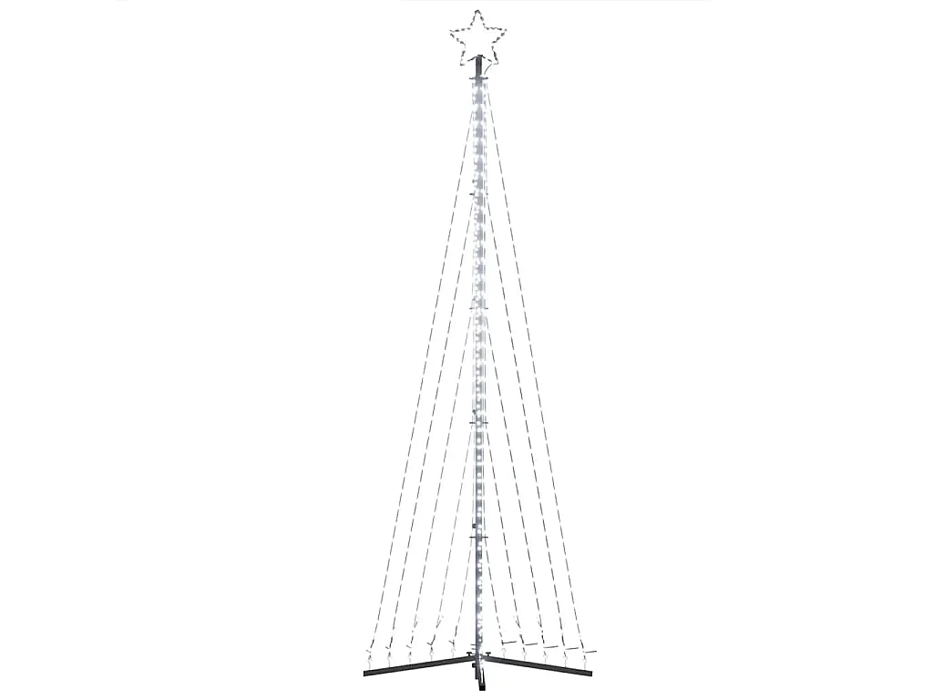 Sapin de Noël à LED 495 LED blanc froid 300,5 cm