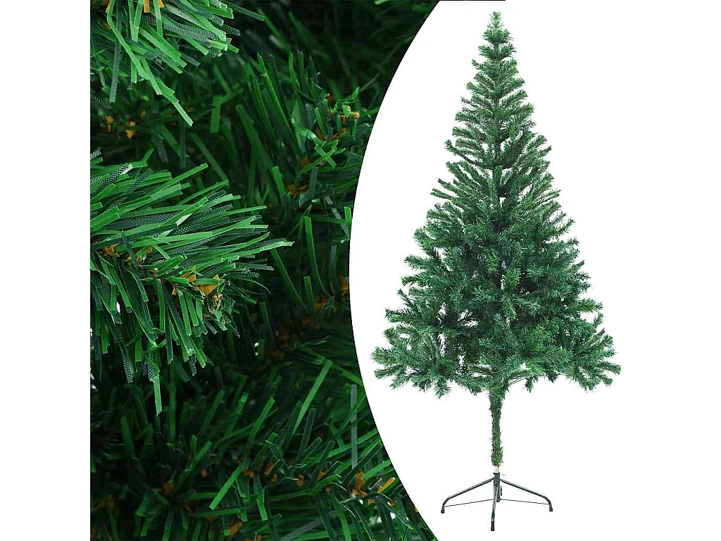 Árvore de Natal artificial pré-iluminada + bolas 564 ramos