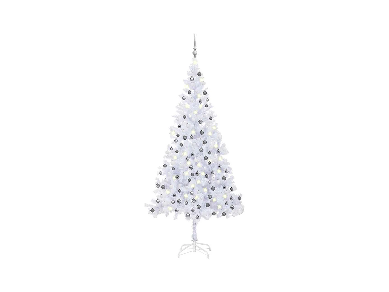 Künstlicher Weihnachtsbaum Beleuchtung Kugeln 210cm 910 Zweige