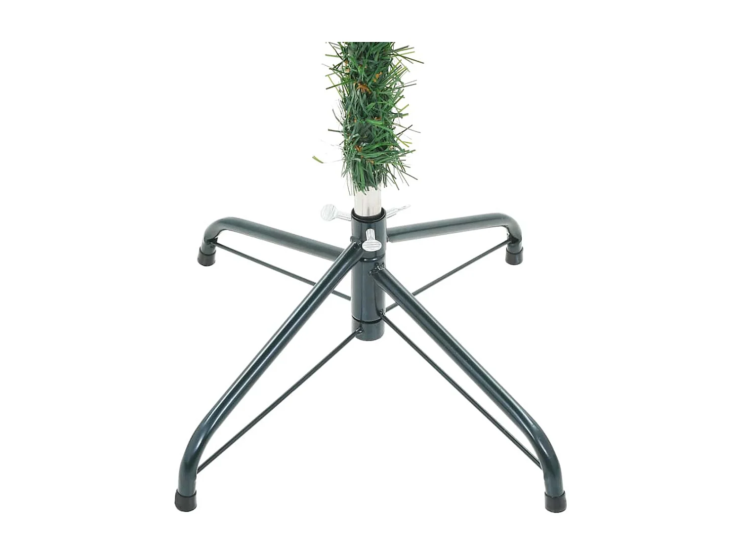 Künstlicher Weihnachtsbaum mit Beleuchtung Kugeln Zapfen 180 cm