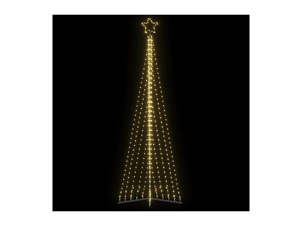 LED Weihnachtsbaum 495 LEDs Warmweiß 300,5 cm