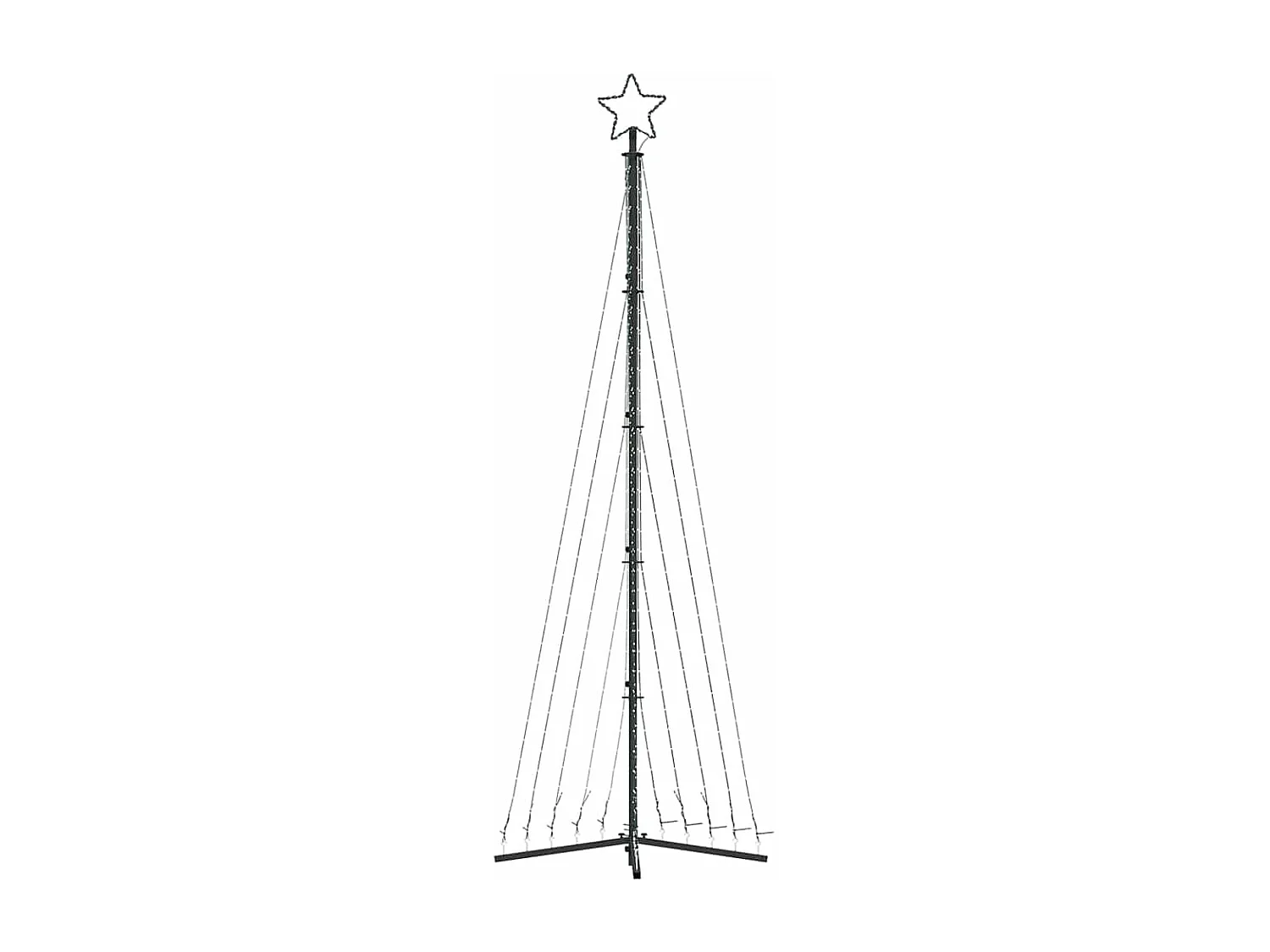 LED-kerstboom 495 LEDs warm wit 300,5 cm