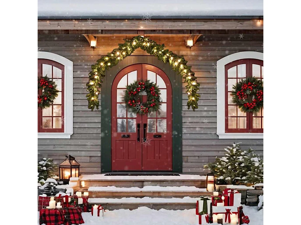 Grinalda de Natal com luzes LED 10 m