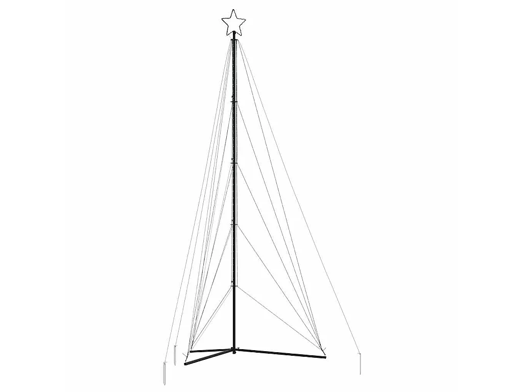 Sapin de Noël à LED 615 LED colorées 404,5 cm