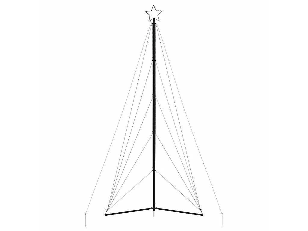 Sapin de Noël à LED 615 LED colorées 404,5 cm