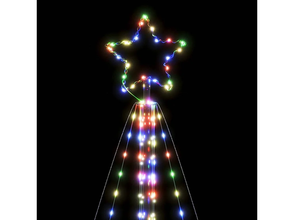 Sapin de Noël à LED 615 LED colorées 404,5 cm
