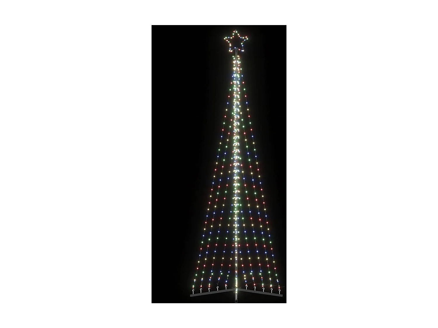 LED Weihnachtsbaum 495 LEDs Mehrfarbig 300,5 cm