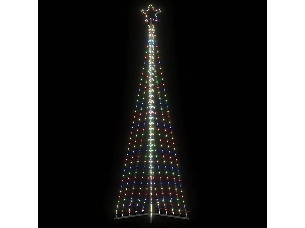 Sapin de Noël à LED 495 LED colorées 300,5 cm