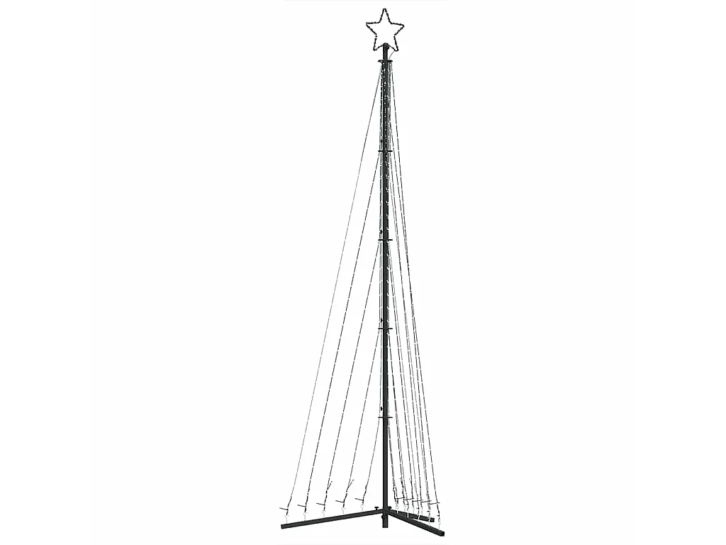 LED-kerstboom 495 LEDs kleurrijk 300,5 cm